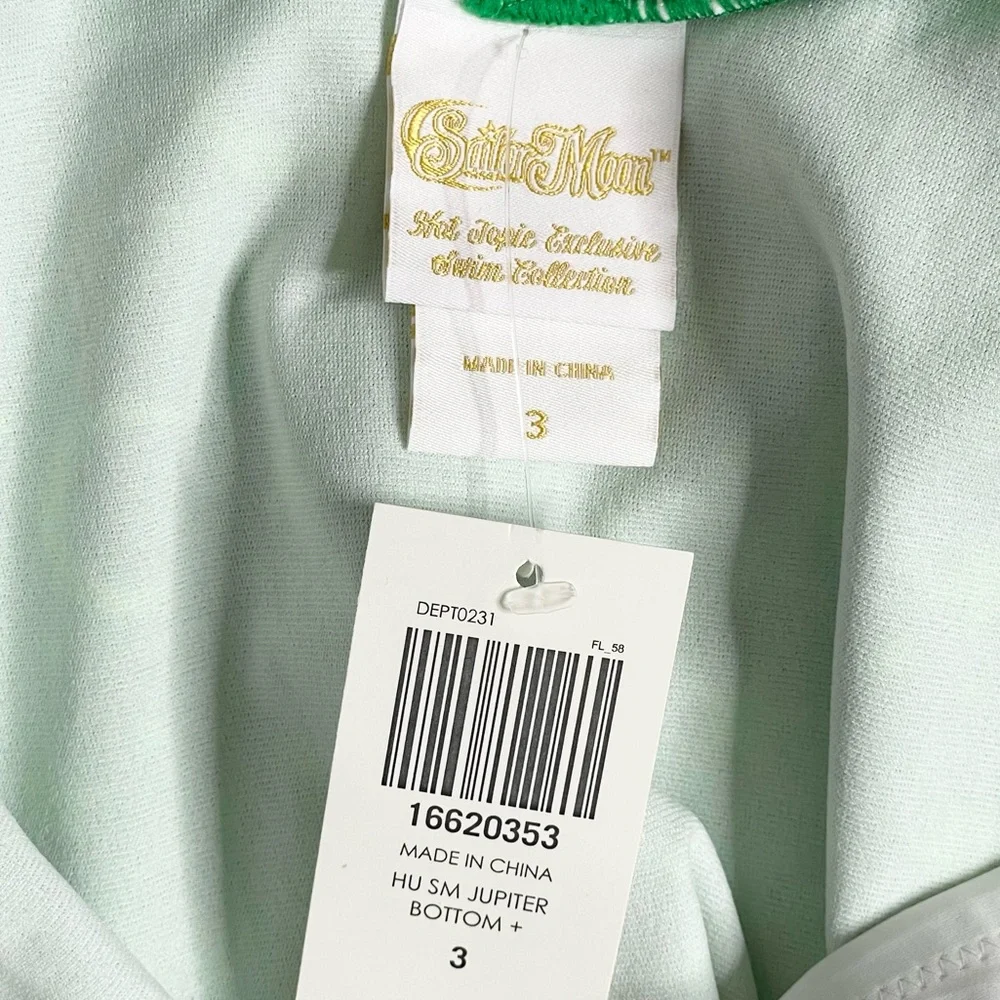 SOLD‼️ HOT TOPIC Sailor Moon Sailor Jupiter Cosplay Skirted Swim Bottom Plus - Picture 8 of 13